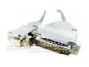 Cable DB9 hembra a DB25 macho, Null Modem de 30 m